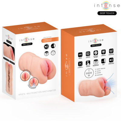 Intense deep touch - masturbador vaginal krista com sucção, vibração e efeitos sonoros - 1,2 kg intense bodies & masturbators caliente. Pt