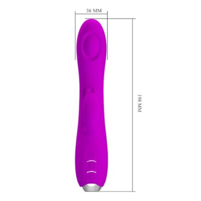 Pretty love - regina vibrador recarregável - gel de sucção roxo pretty love c-type caliente. Pt