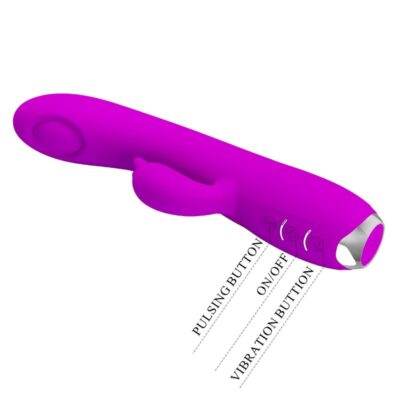 Pretty love - regina vibrador recarregável - gel de sucção roxo pretty love c-type caliente. Pt