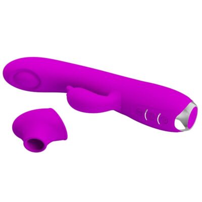 Pretty love - regina vibrador recarregável - gel de sucção roxo pretty love c-type caliente. Pt