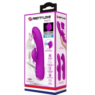 Pretty love - regina vibrador recarregável - gel de sucção roxo pretty love c-type caliente. Pt