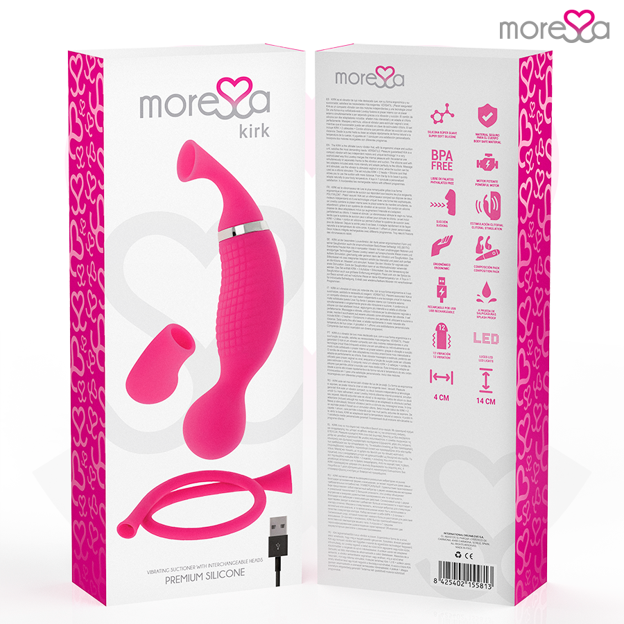 MORESSA - KIRK DUO SUCÇÃO + MASSAGEADOR MULTI-PERFORMANCE PREMIUM SILICONE RECARREGÁVEL 7 Moressa - kirk duo sucção + massageador multi-performance premium silicone recarregável - image 7