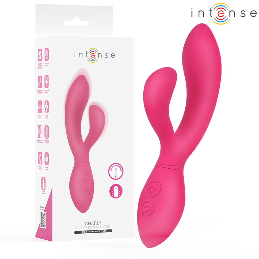 INTENSE - ESTIMULADOR VIBRATÓRIO ARTICULADO CHARLY 1 Intense - estimulador vibratório articulado charly