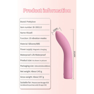 Pretty love - kisell vibrador rosa para ponto g pretty love flirtation caliente. Pt