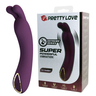 PRETTY LOVE - DJ RABBIT VIBRADOR DE PONTO G ROXO