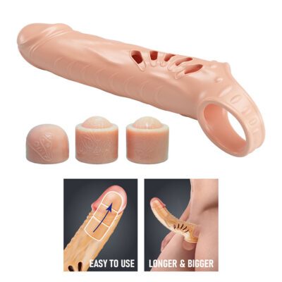 Pretty love - capa peniana com extensores pretty love male caliente. Pt