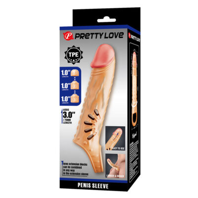 Pretty love - capa peniana com extensores pretty love male caliente. Pt