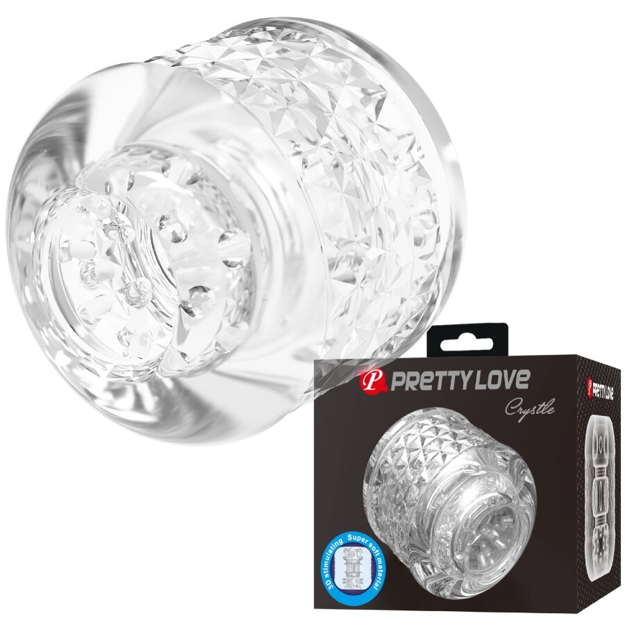 PRETTY LOVE - CRYSTLE MASTURBADOR DE ENTRADA DUPLA 1 Pretty love - crystle masturbador de entrada dupla