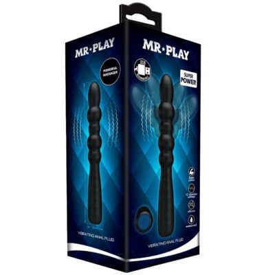 Mr play - plug anal vibratório flexível mr play caliente. Pt