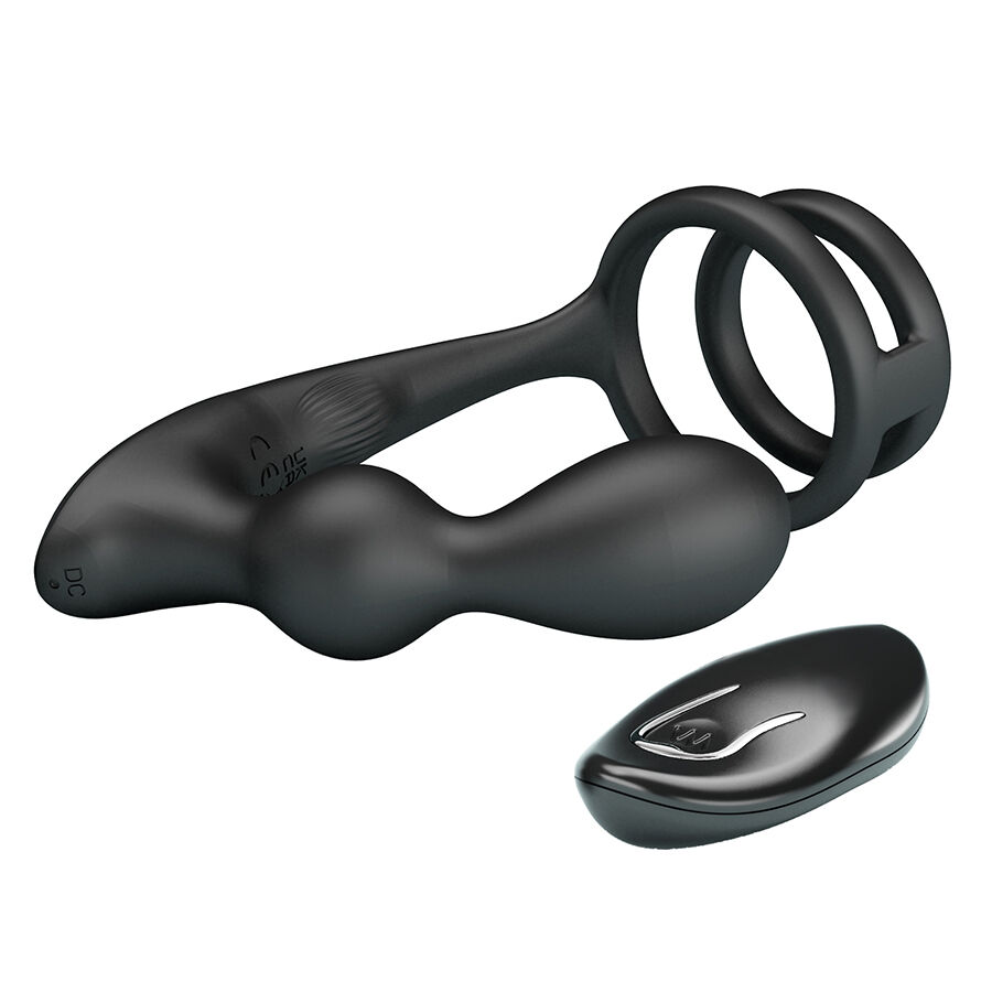 MR PLAY - PLUG ANAL VIBRATÓRIO COM ANEL PENIANO E CONTROLE REMOTO 2 Mr play - plug anal vibratório com anel peniano e controle remoto - image 2