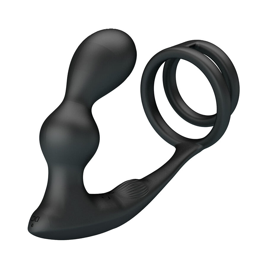 MR PLAY - PLUG ANAL VIBRATÓRIO COM ANEL PENIANO E CONTROLE REMOTO 3 Mr play - plug anal vibratório com anel peniano e controle remoto - image 3