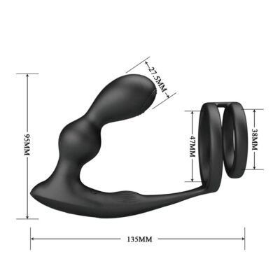 MR PLAY - PLUG ANAL VIBRATÓRIO COM ANEL PENIANO E CONTROLE REMOTO 14 Mr play - plug anal vibratório com anel peniano e controle remoto mr play caliente. Pt