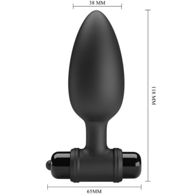 Mr play - plug anal super power com vibração mr play caliente. Pt
