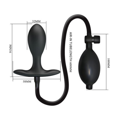 MR PLAY - PLUG ANAL INFLÁVEL AJUSTÁVEL 12 Mr play - plug anal inflável ajustável pretty love party up caliente. Pt