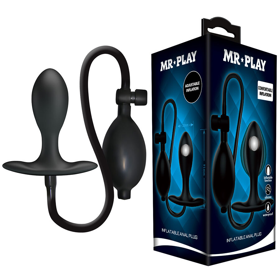 MR PLAY - PLUG ANAL INFLÁVEL AJUSTÁVEL 1 Mr play - plug anal inflável ajustável