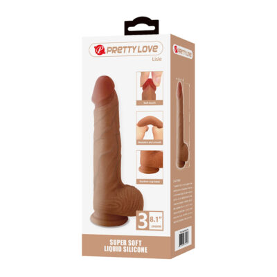 Pretty love - lisle dildo realista com ventosa 20,6 cm -ø- 4,2 cm pretty love high grade caliente. Pt