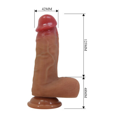 Pretty love - curtis dildo realista com ventosa 17,3 cm -ø- 4,2 cm pretty love high grade caliente. Pt