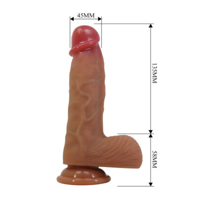 Pretty love - duvall dildo realista com ventosa 19,3 cm -ø- 4,5 cm - image 6