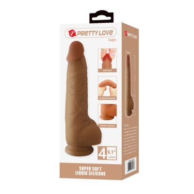 Pretty love - najm dildo realista com ventosa 23,2 cm -ø- 5,5 cm pretty love high grade caliente. Pt