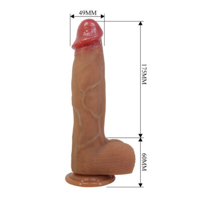Pretty love - orton dildo realista com ventosa 23,5 cm -ø- 4,9 cm - image 7