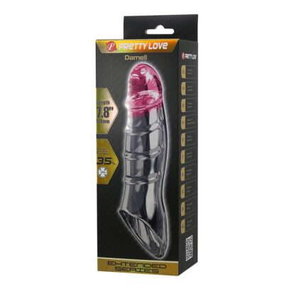 Pretty love - darnell capa de pênis com efeito transparente pretty love male caliente. Pt