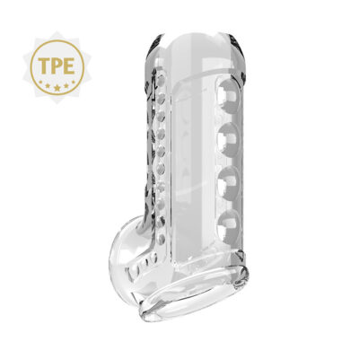 Pretty love - capa peniana transparente texturizada pretty love male caliente. Pt