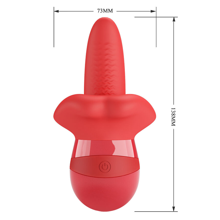 PRETTY LOVE - OBELIA VIBRADOR DE LÍNGUA COM MOVIMENTO ORBITAL 9 Pretty love - obelia vibrador de língua com movimento orbital - image 9