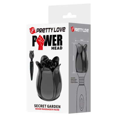 Pretty love - secret garden cabeça de massagem preta pretty love flirtation caliente. Pt