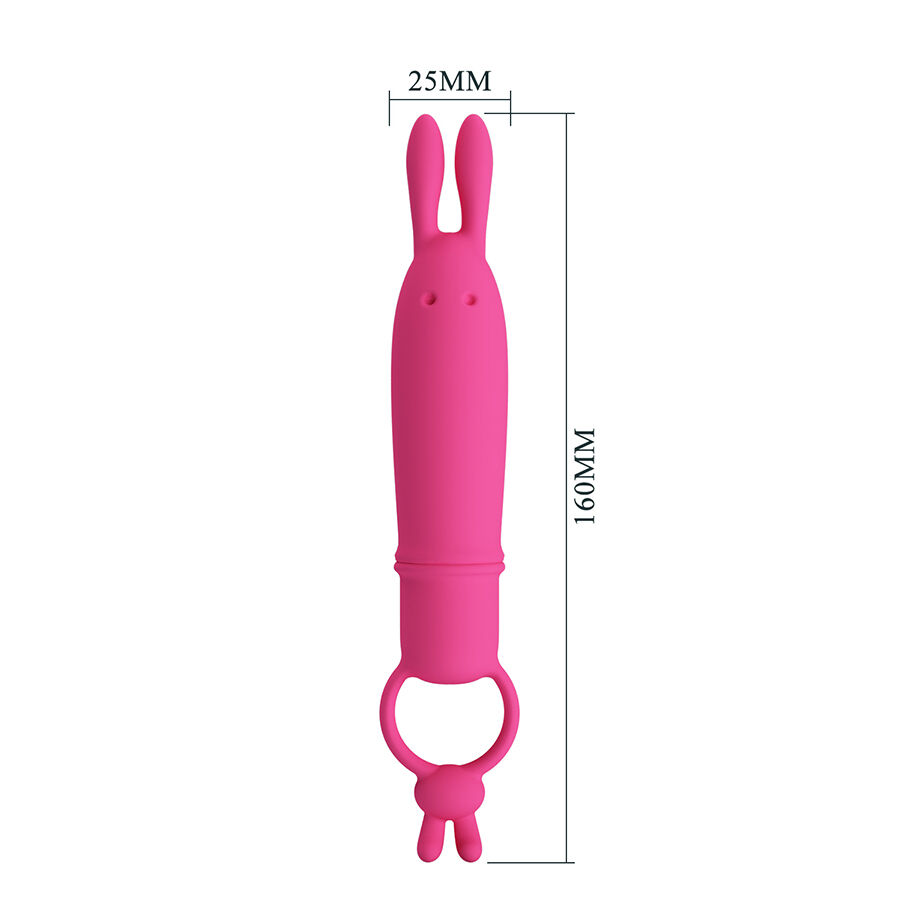 PRETTY LOVE - DELIA VIBRADOR RABBIT COM ANEL DE RESISTÊNCIA 8 Pretty love - delia vibrador rabbit com anel de resistência - image 8