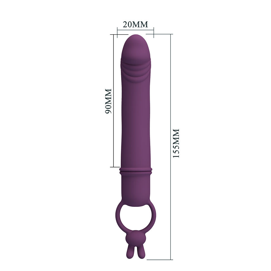 PRETTY LOVE - CORA VIBRADOR EM FORMATO DE PÊNIS COM ANEL DE RESISTÊNCIA 8 Pretty love - cora vibrador em formato de pênis com anel de resistência - image 8