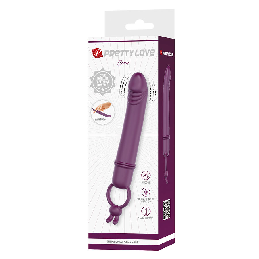 PRETTY LOVE - CORA VIBRADOR EM FORMATO DE PÊNIS COM ANEL DE RESISTÊNCIA 9 Pretty love - cora vibrador em formato de pênis com anel de resistência - image 9