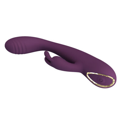 Pretty love - emma vibrador roxo rabbit com estimulador - image 4