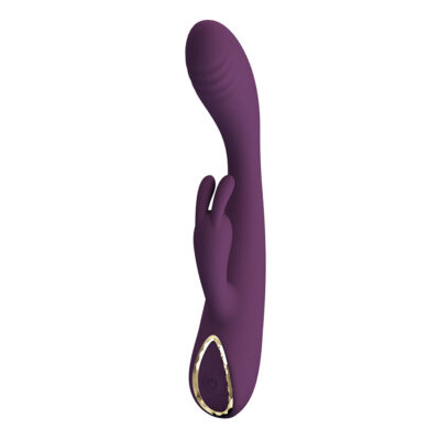 Pretty love - emma vibrador roxo rabbit com estimulador - image 3