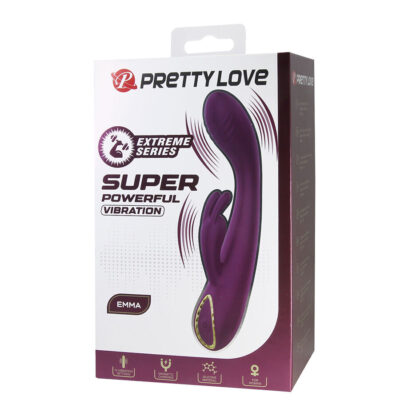 Pretty love - emma vibrador roxo rabbit com estimulador - image 9