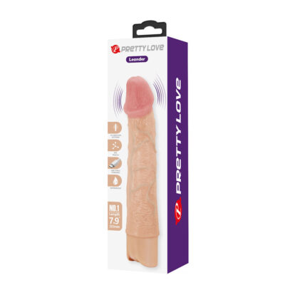 Pretty love - leander vibrador flexível e realista - image 10