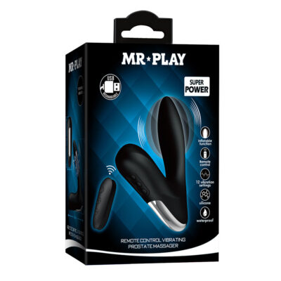 MR PLAY - MASSAGEADOR DE PRÓSTATA COM CONTROLE REMOTO DE VIBRAÇÃO 15 Mr play - massageador de próstata com controle remoto de vibração mr play caliente. Pt