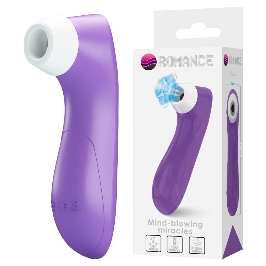 ROMANCE - APARELHO DE SUCÇÃO CLITORIAL COM TECNOLOGIA DE PULSAÇÃO ROXO 1 Romance - aparelho de sucção clitorial com tecnologia de pulsação roxo