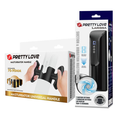 Pretty love - larissa masturbador de sucção com vibração + suporte - image 11