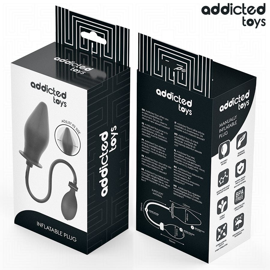 ADDICTED TOYS - PLUG ANAL INFLABLE MODELO 1 7 Addicted toys - plug anal inflable modelo 1 - image 7