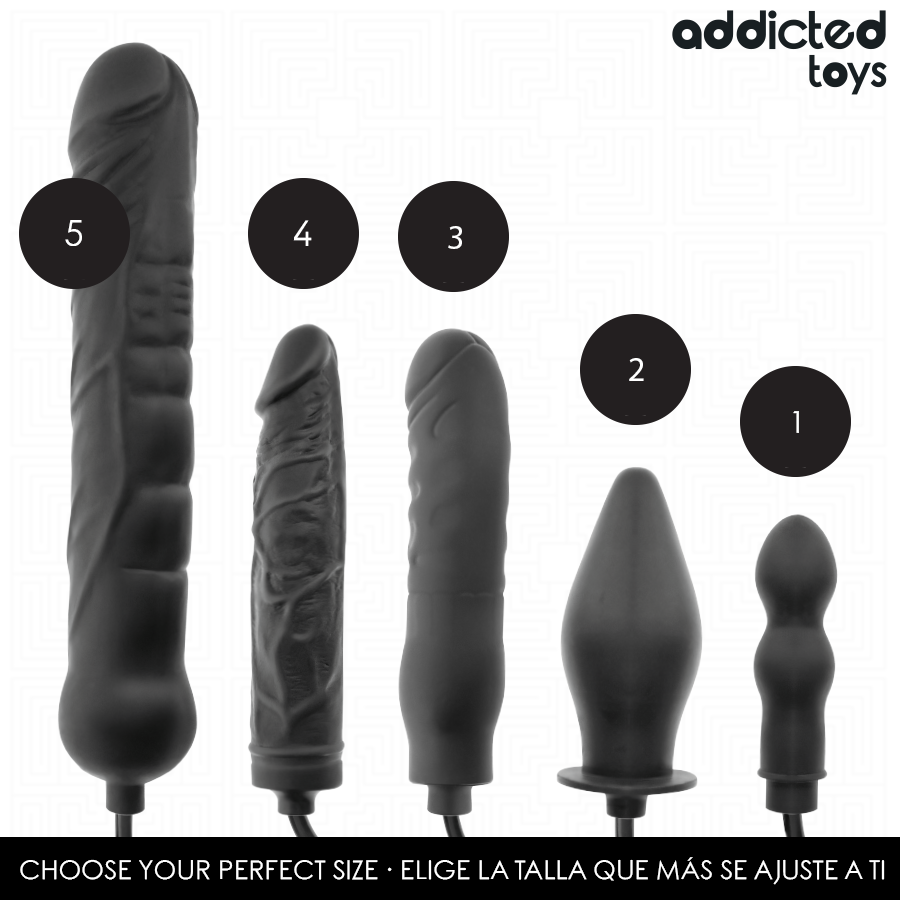 ADDICTED TOYS - PLUG ANAL DOBLE INFLABLE MODELO 3 3 Addicted toys - plug anal doble inflable modelo 3 - image 3