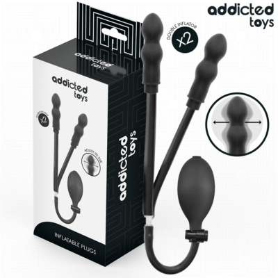 ADDICTED TOYS - PLUG ANAL DOBLE INFLABLE MODELO 3