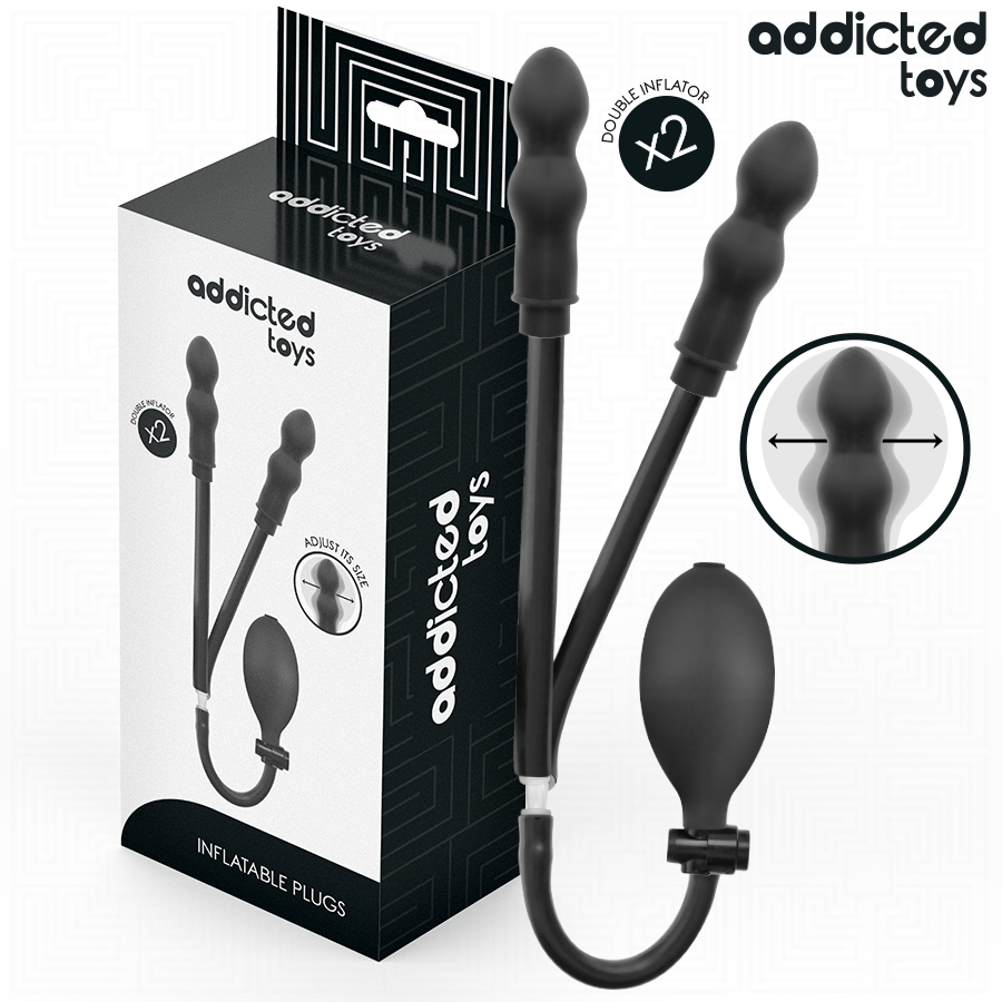 ADDICTED TOYS - PLUG ANAL DOBLE INFLABLE MODELO 3 1 Addicted toys - plug anal doble inflable modelo 3