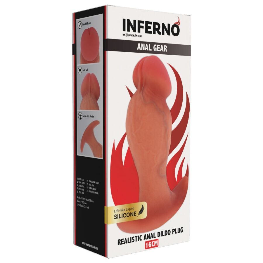 HIDDEN DESIRE - INFERNO PLUG ANAL REALISTA 16 CM 6 Hidden desire - inferno plug anal realista 16 cm - image 6