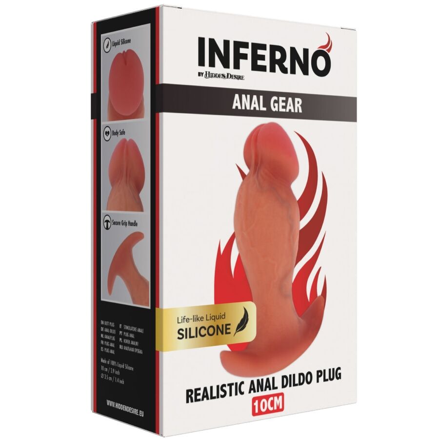 HIDDEN DESIRE - INFERNO PLUG ANAL REALISTA 10 CM 6 Hidden desire - inferno plug anal realista 10 cm - image 6