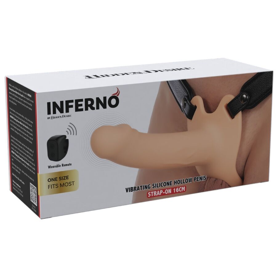 HIDDEN DESIRE - INFERNO MANGA PENIANA VIBRATÓRIA COM STRAP-ON 16 CM 11 Hidden desire - inferno manga peniana vibratória com strap-on 16 cm - image 11