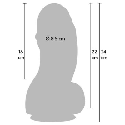 Alternative view of HIDDEN DESIRE - INFERNO DILDO FAT BOYS 22 CM