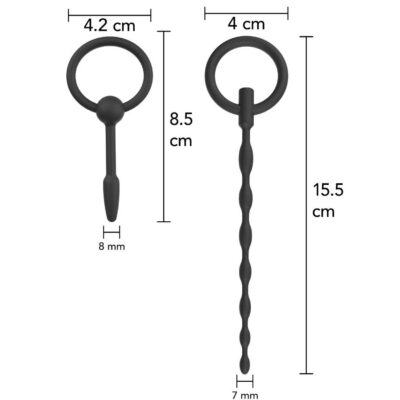 Hidden desire - extreme starter conjunto de plugs uretrais 2 unidades hidden desire caliente. Pt