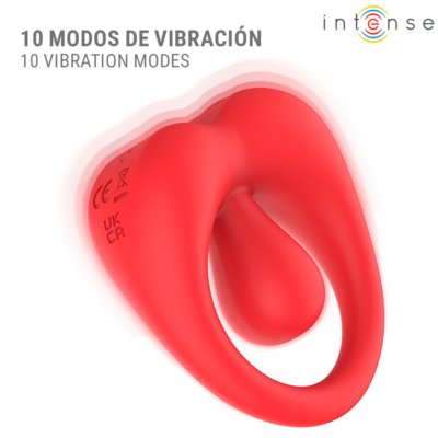 Intense - russell vibrating penis ring with clitoris stimulation red intense for him caliente. Pt