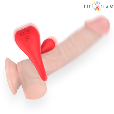 Intense - russell vibrating penis ring with clitoris stimulation red intense for him caliente. Pt