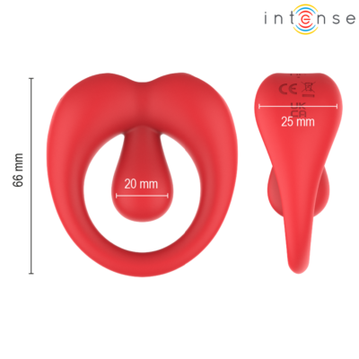 Intense - russell vibrating penis ring with clitoris stimulation red intense for him caliente. Pt